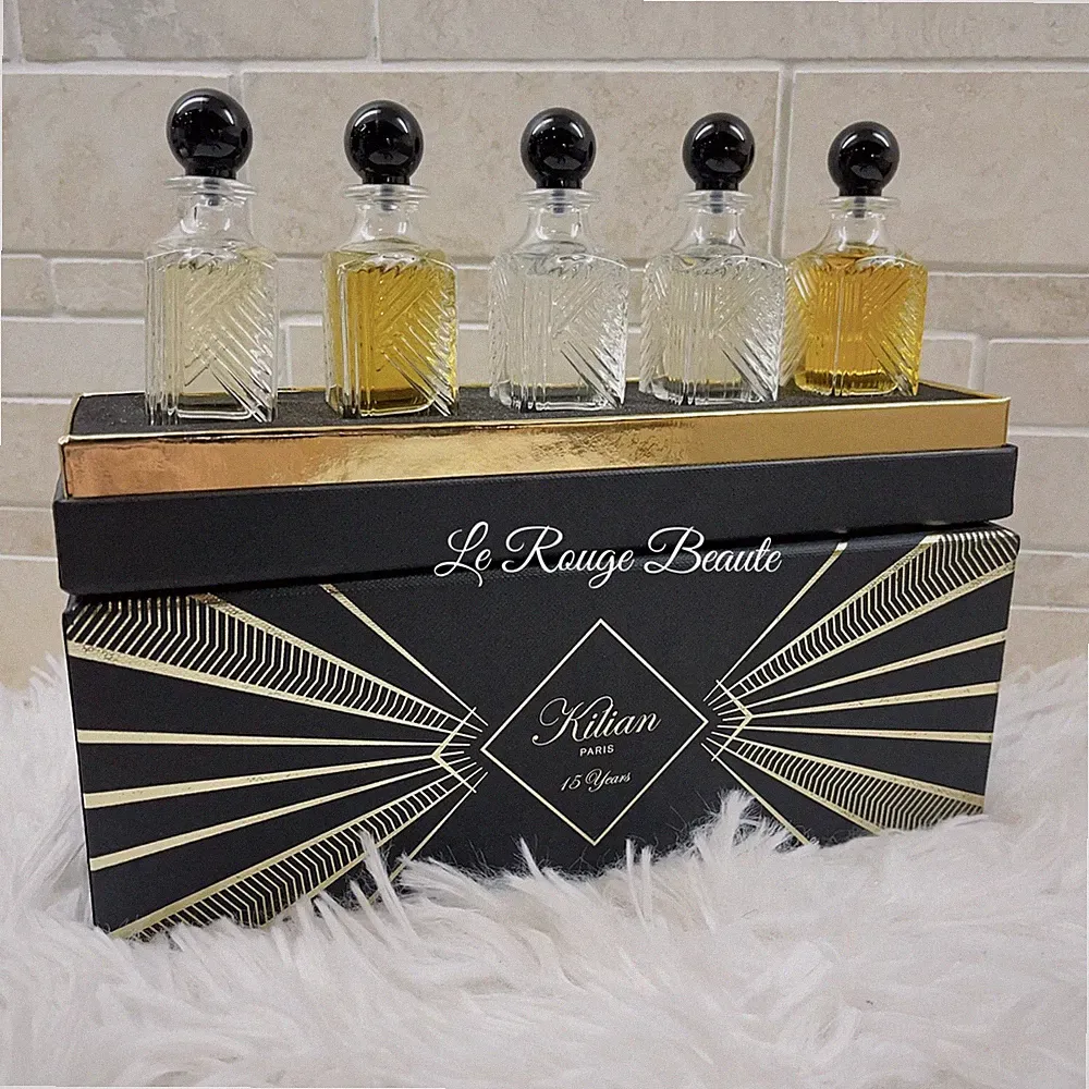 Kilian Liquors Decanters Eau De Parfum Set of 5 * 10ml each 15 year Anniversary