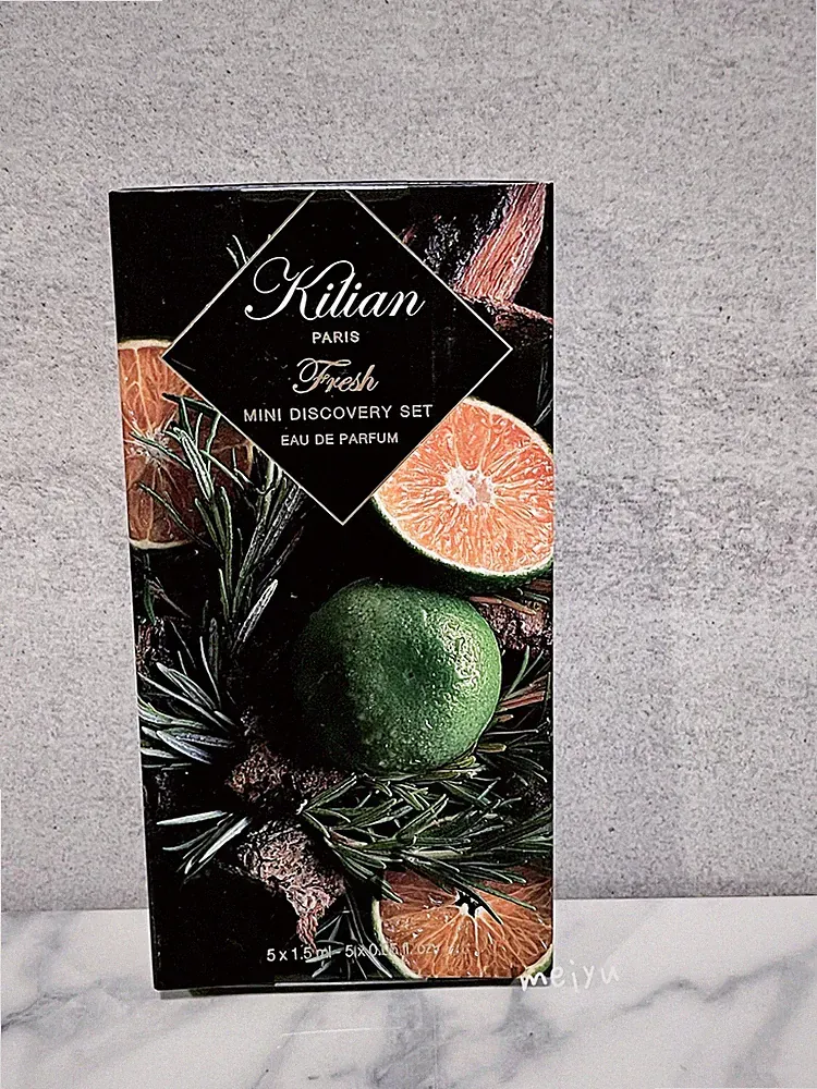 Kilian Paris FRESH Mini Discovery Set, 5 x 1.5ml Eau De Parfum Spray, New In Box