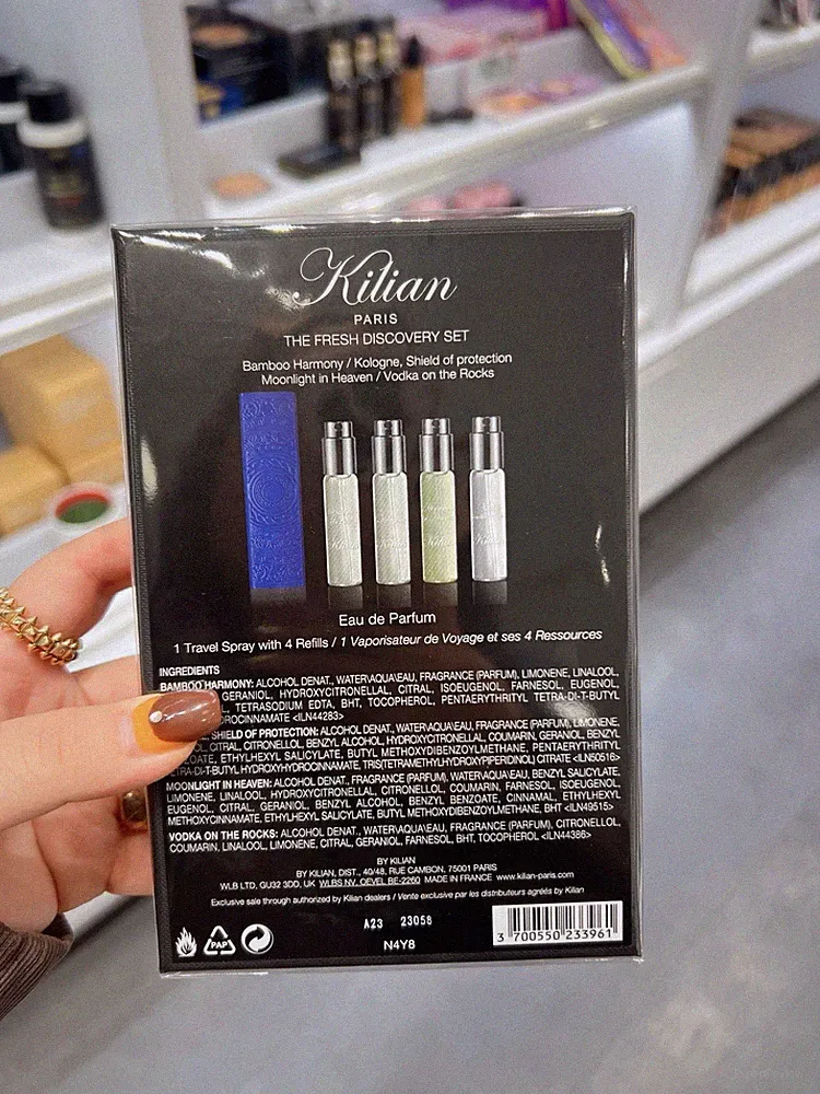 Kilian Paris The Fresh Citrus Discovery Set, 1 Travel Spray with 4 Refills, NIB
