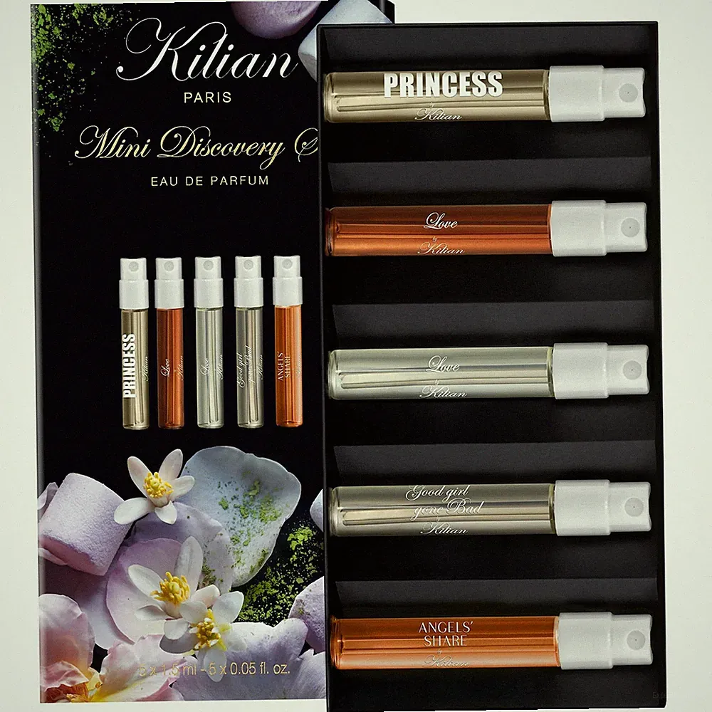 NIB KILIAN Paris Mini Best-Sellers parfum Discovery Set 5 x 0.05 oz / 1.5 mL
